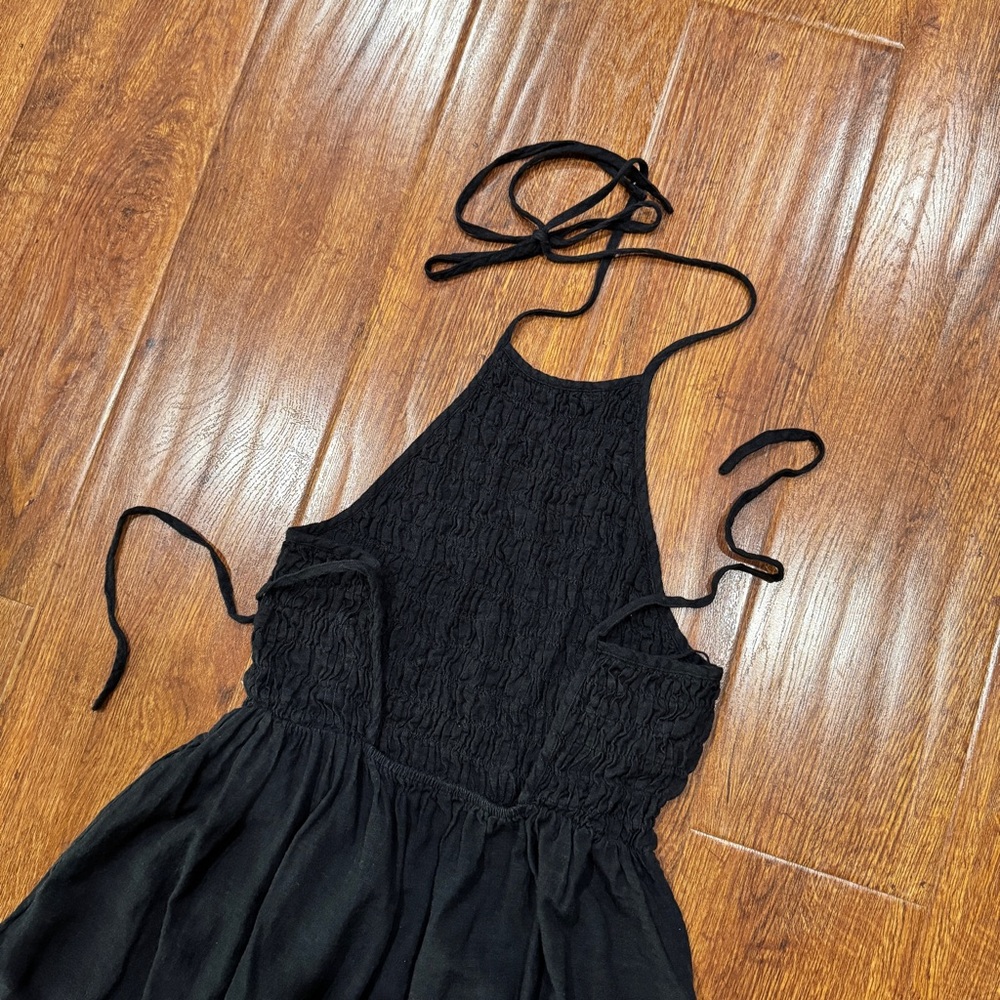 Free People FP Movement Black Halter Maxi Dress - Picture 4 of 9